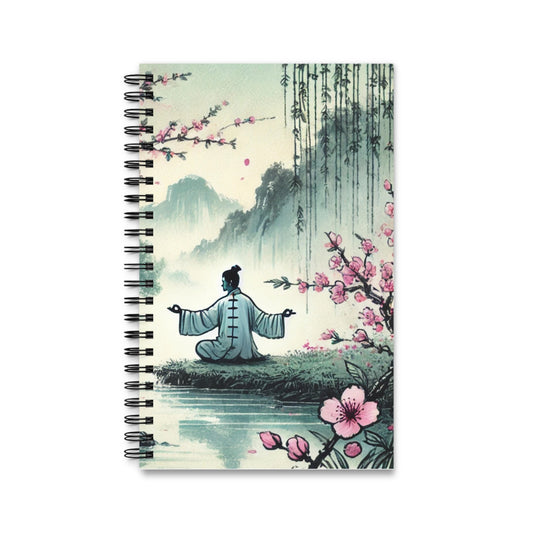 Tai Chi meditation - Spiral Notebook