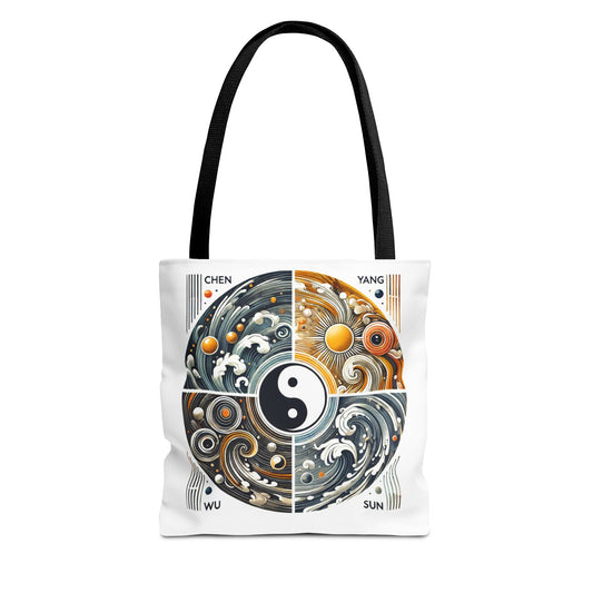 Tai Chi styles in waves - Tote Bag