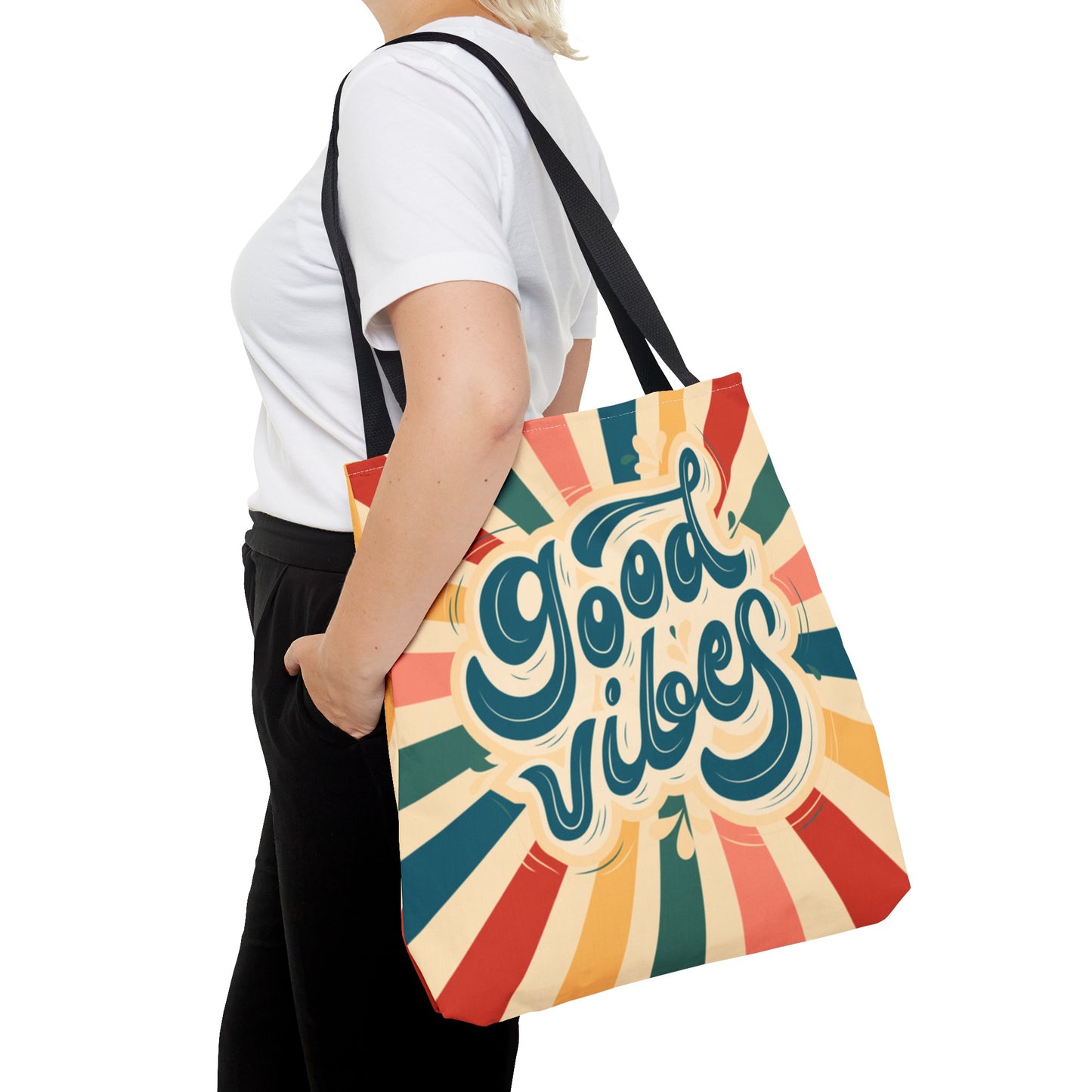 Good Vibes - Full colour tote Bag