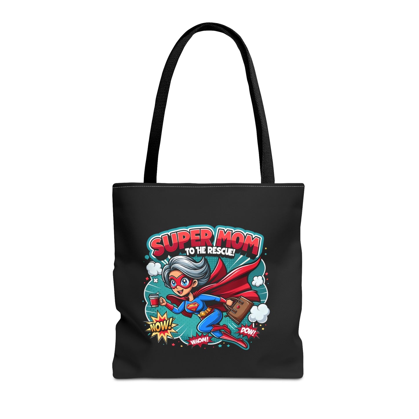 Super Mom to the rescue - Full colour tote bag