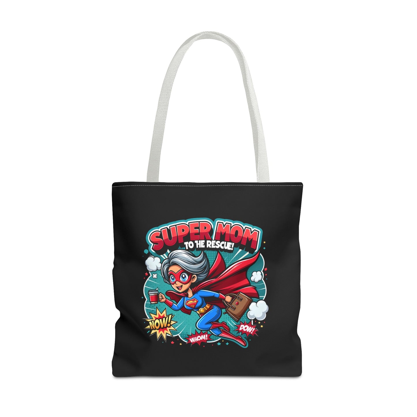 Super Mom to the rescue - Full colour tote bag