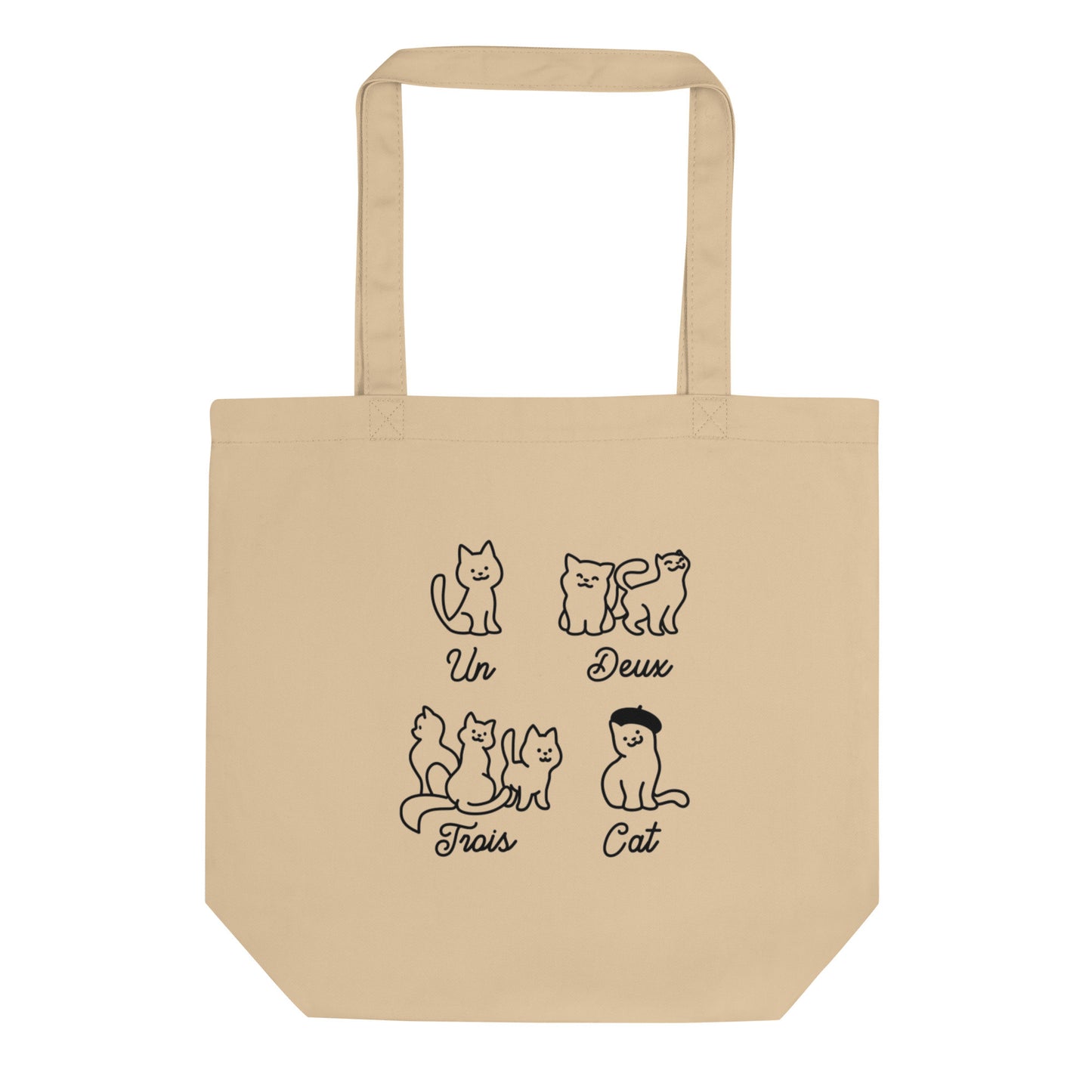 Un deux trois cat - Eco Tote Bag