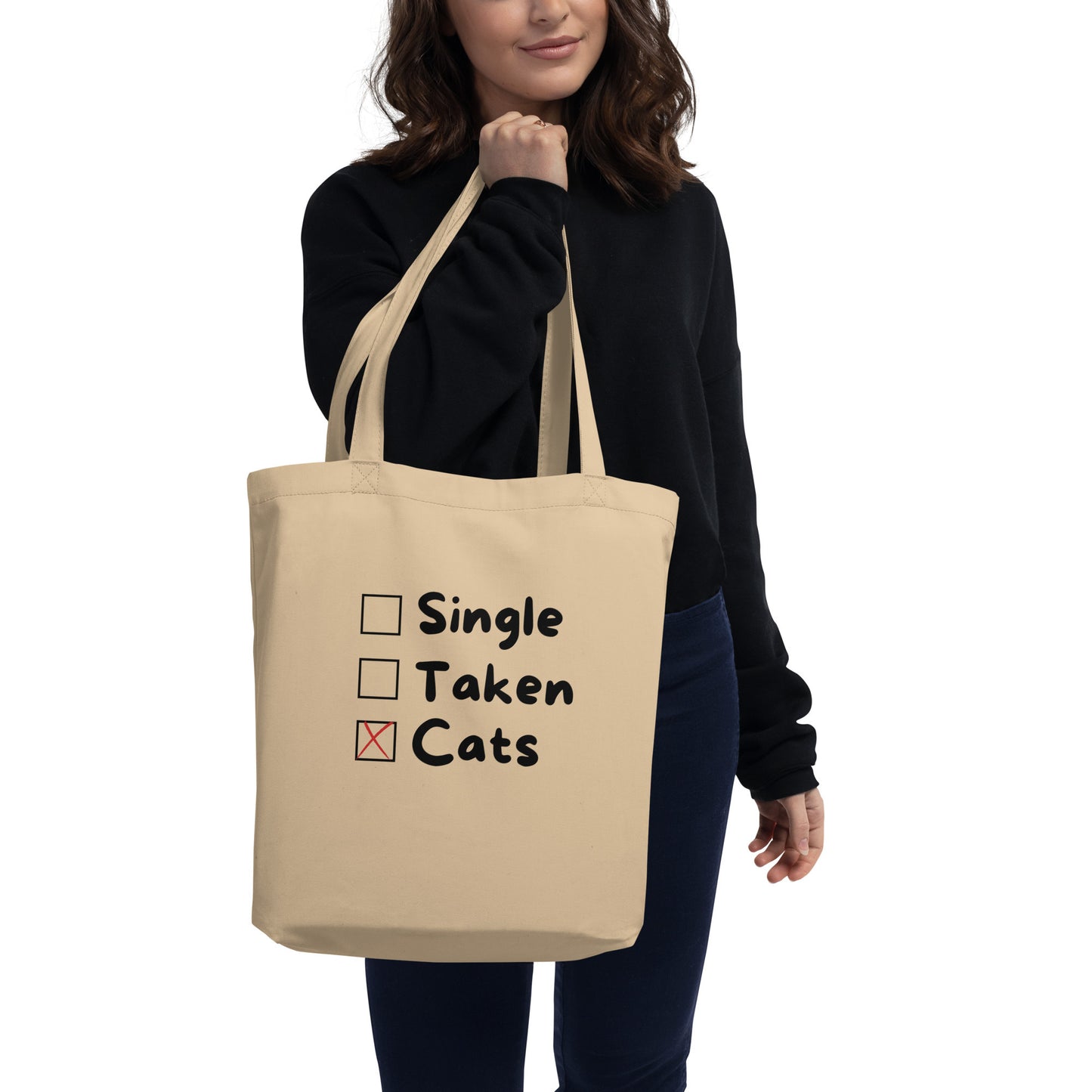 Single taken cats - Eco Tote Bag