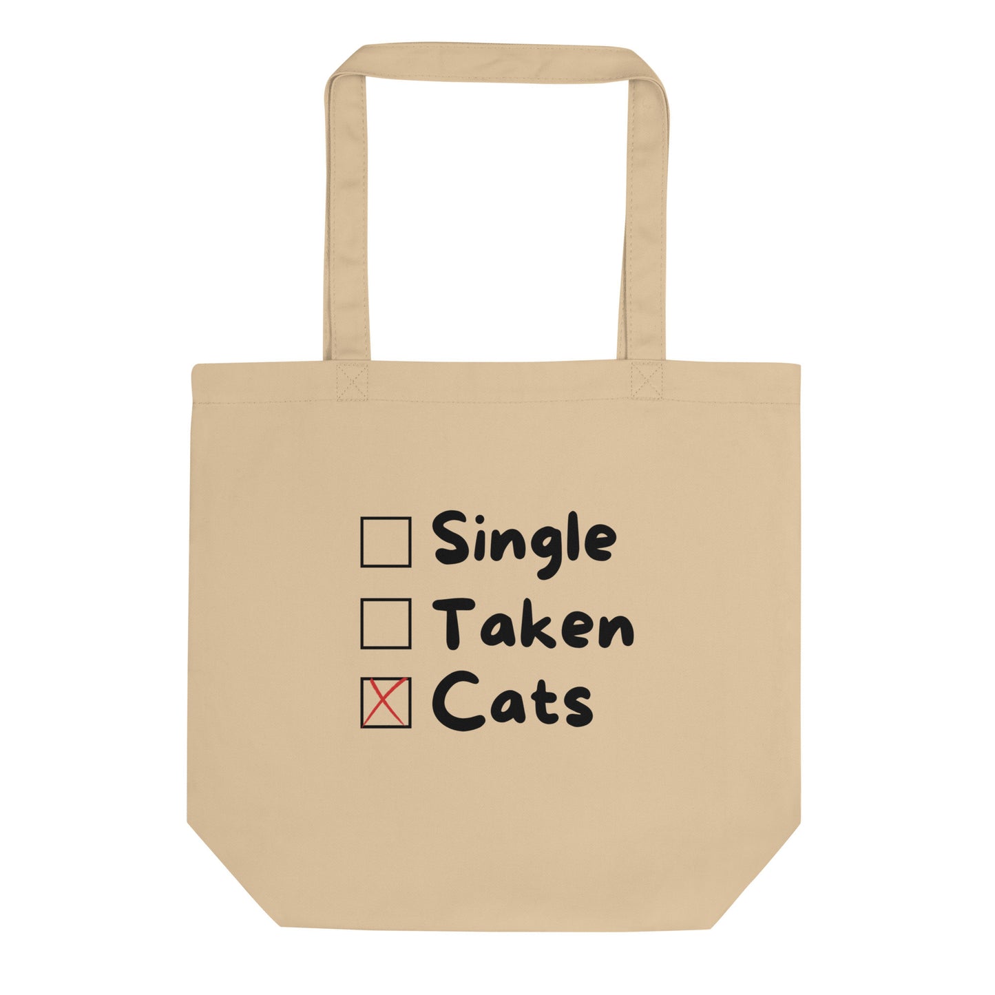 Single taken cats - Eco Tote Bag