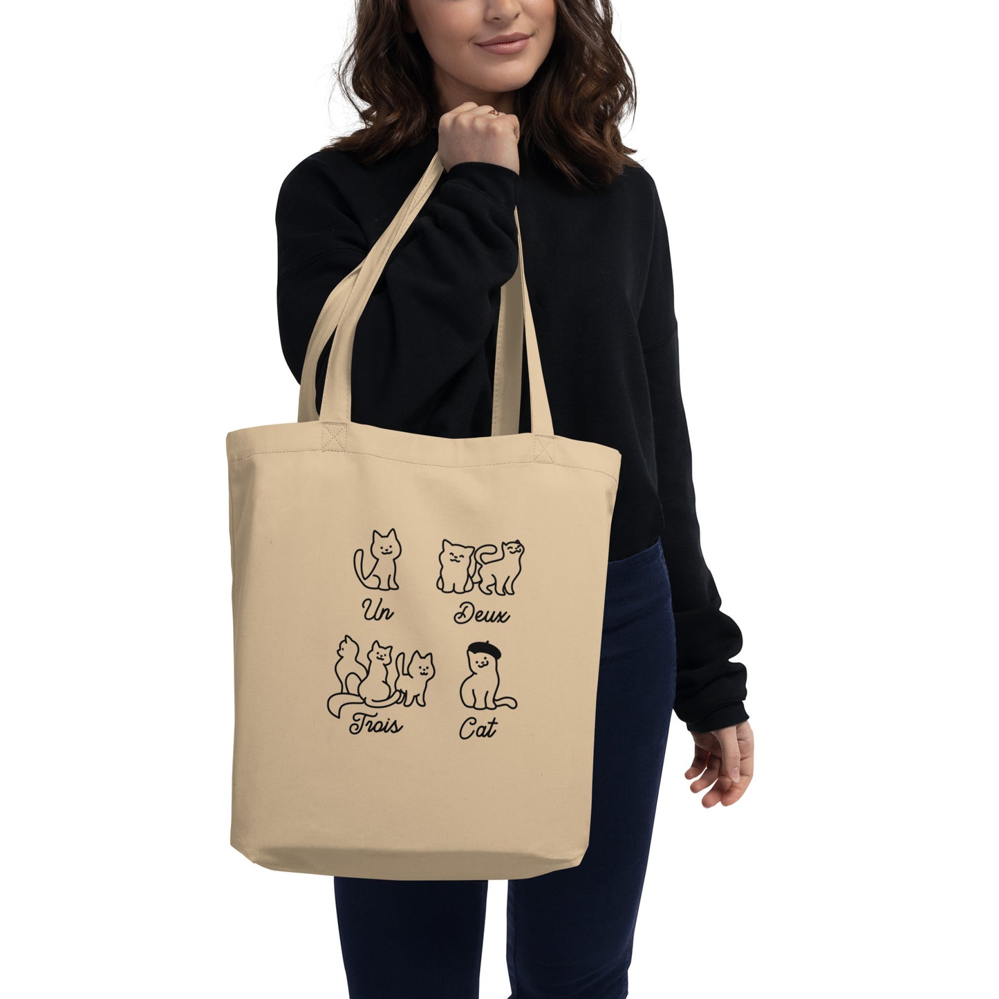 Un deux trois cat - Eco Tote Bag