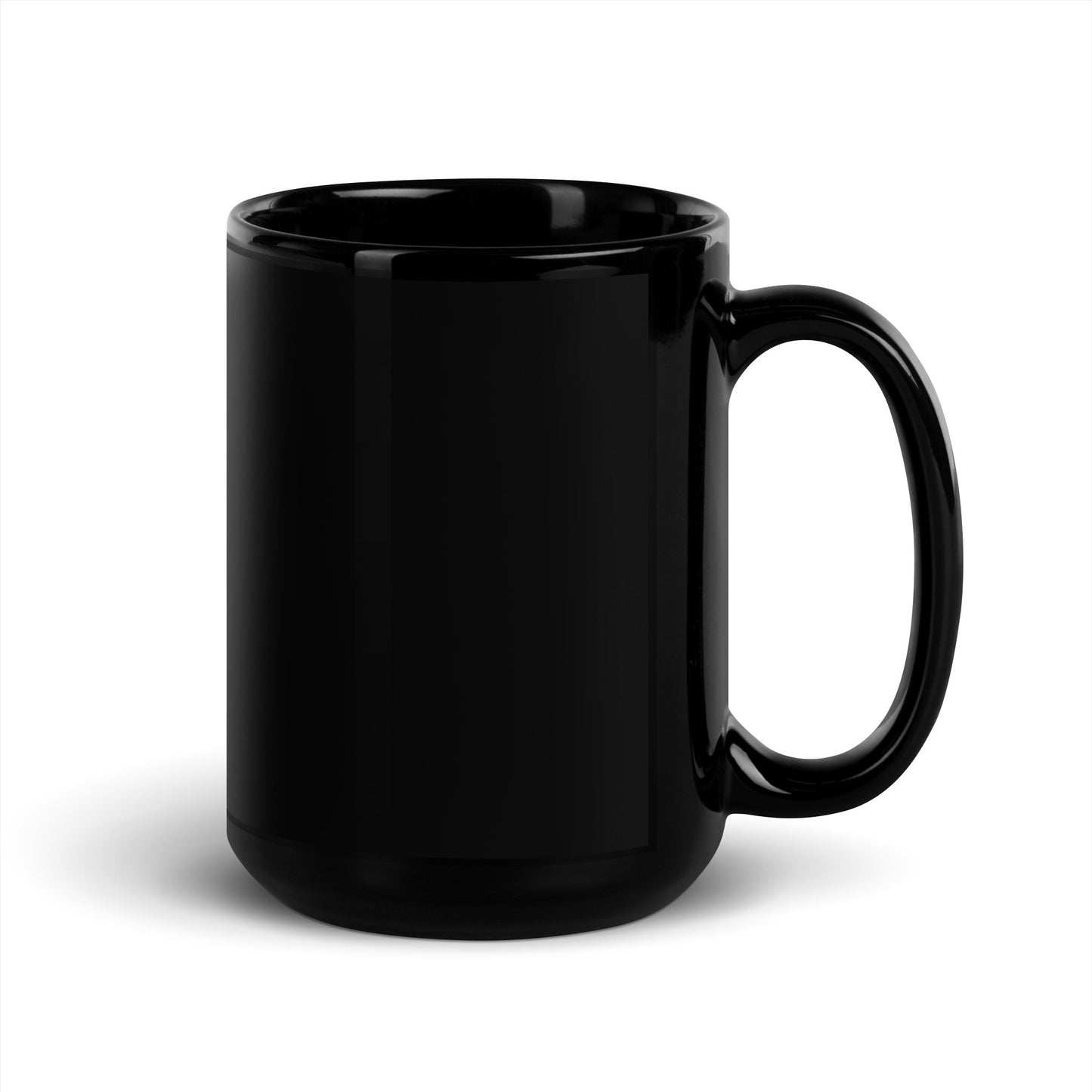 :( Sad Face - Black Glossy Mug