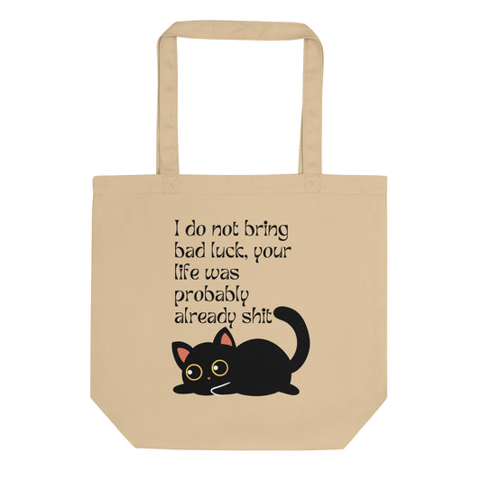 Black cat bad luck - Eco Tote Bag