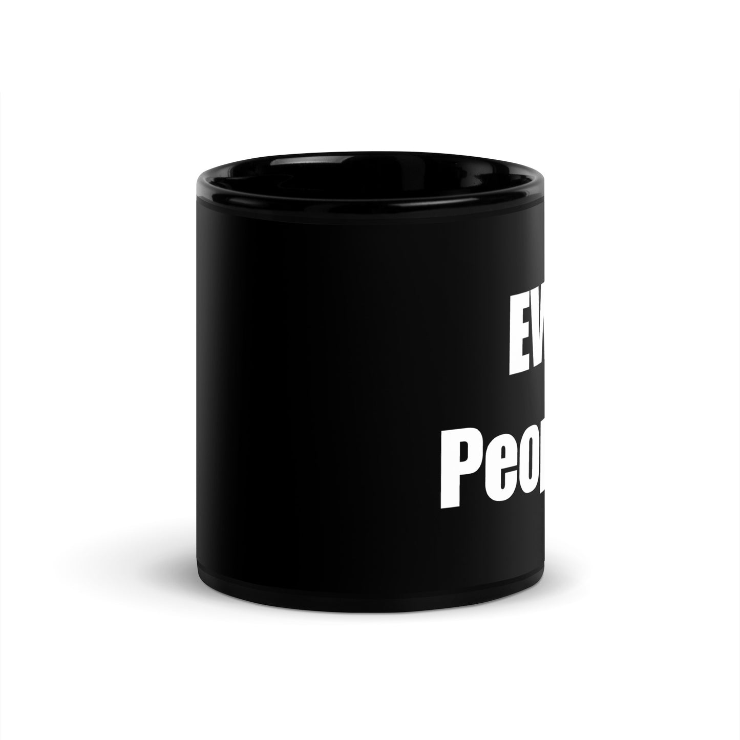 EW. People - Black Glossy Mug