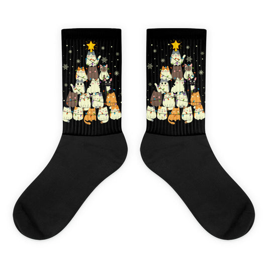 Christmas cats tree - Socks