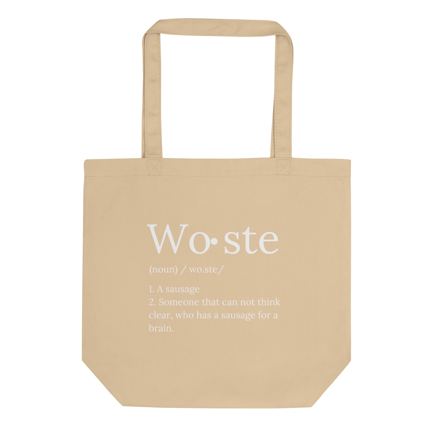 Woste explained - Eco Tote Bag