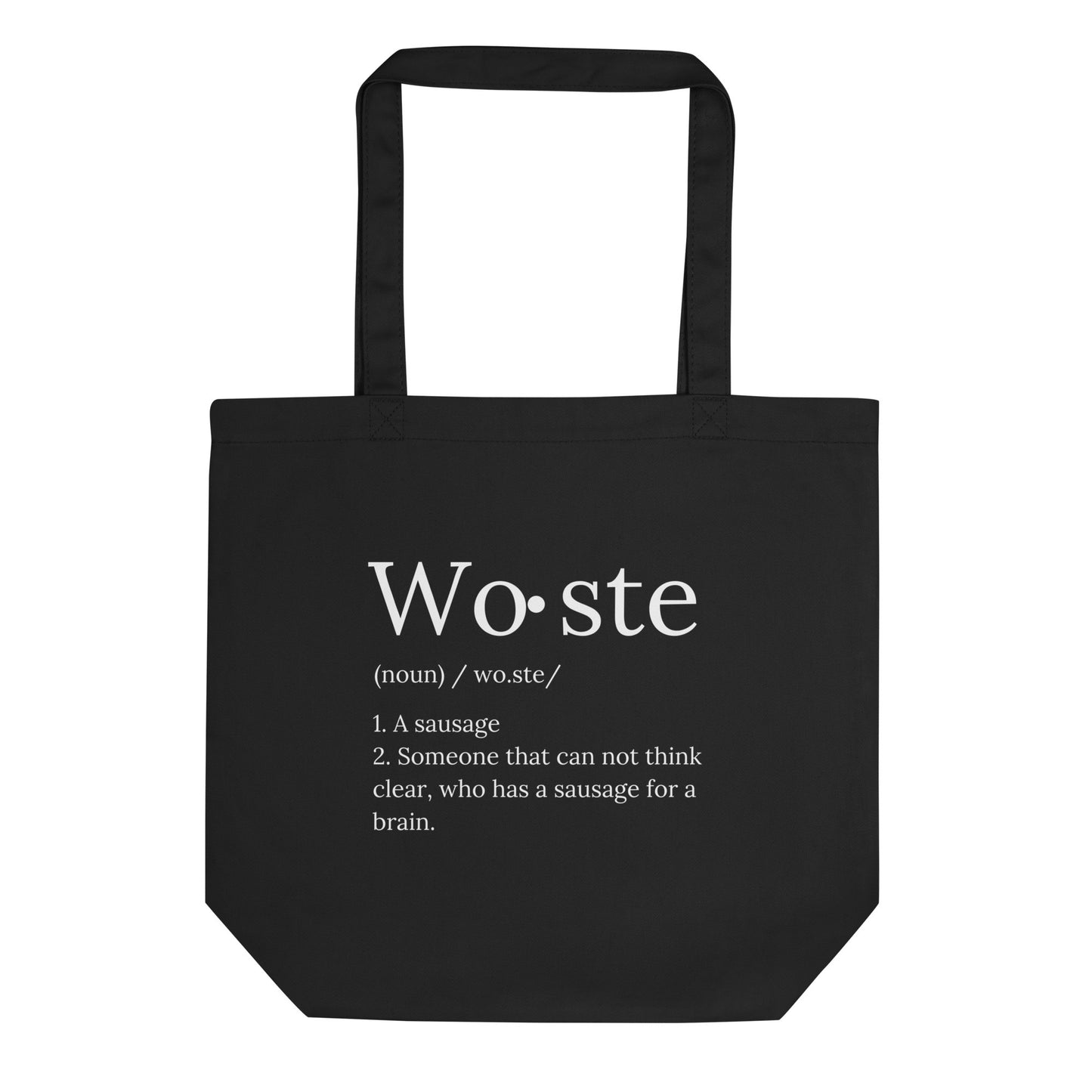 Woste explained - Eco Tote Bag